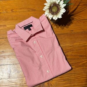 🛍️ Banana Republic Red Gingham Casual Shirt